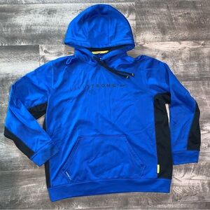 Therma-Fit Blue Hoodie with Black Accents